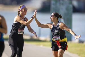 2024 Bellin Women's Half Marathon and 5K race photos.